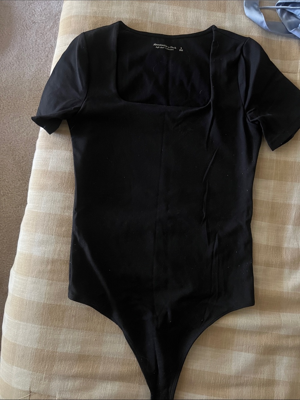 Abercrombie Square Neck Short Sleeve Bodysuit